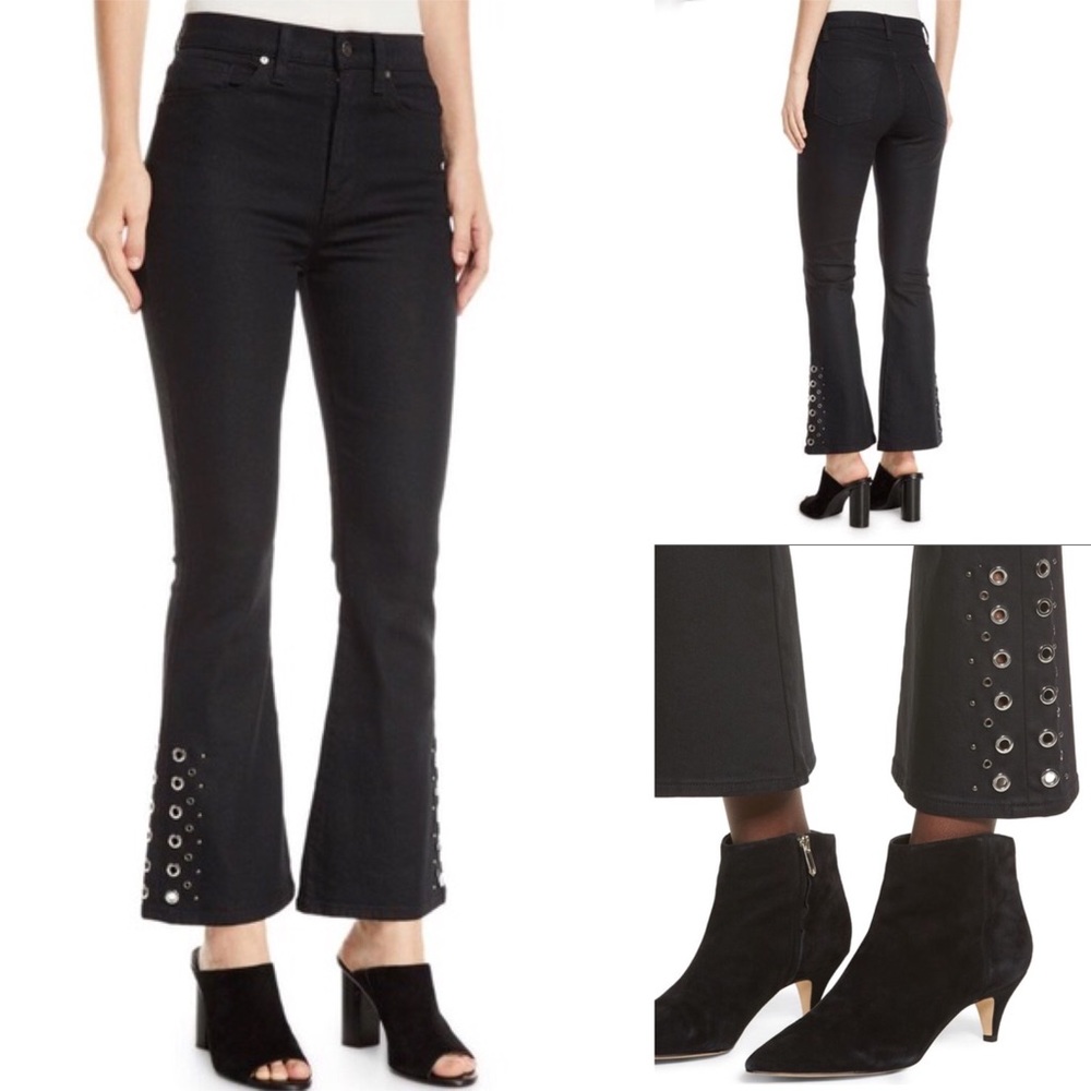 NEW Hudson Holly Crop Flare Jeans Size 24